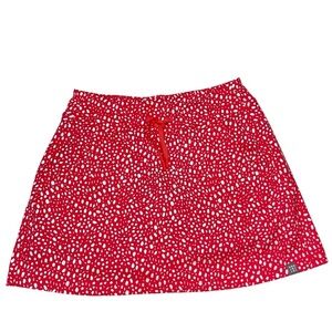 TITLE NINE Athletic Coral White Stretch Pocket Dream Skort Women's Size 2 XS